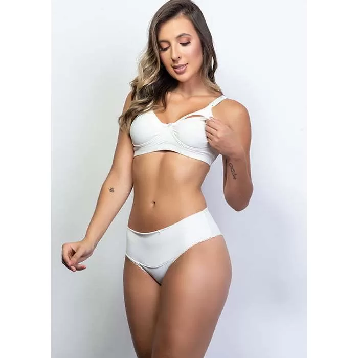 Kit Conjunto (Sutiã de Amamentação +Calcinha C