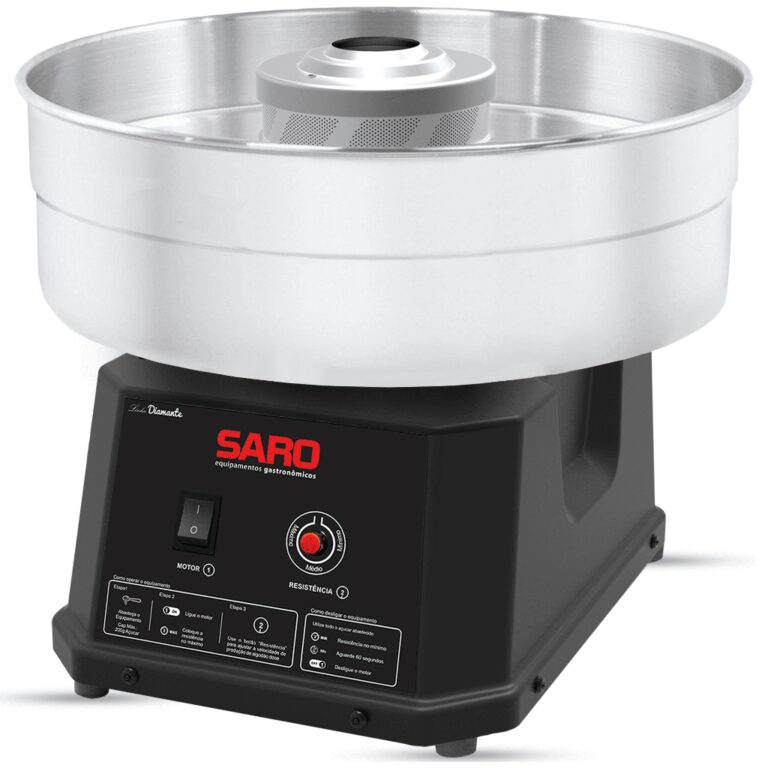 Máquina De Fazer Algodão Doce Industrial Inox &#