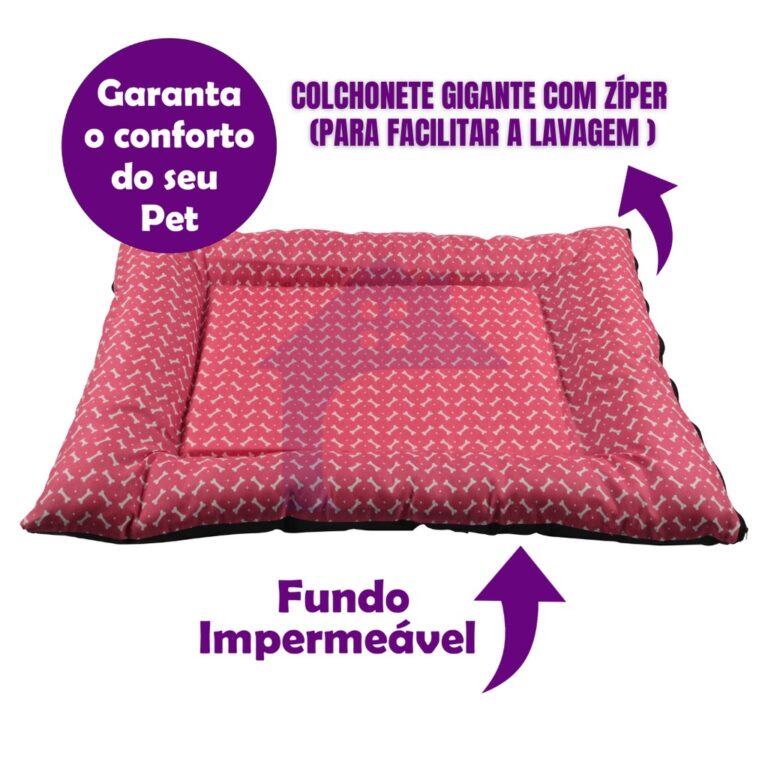 Colchonete Gigante 70×90 Com Zíper para Cach