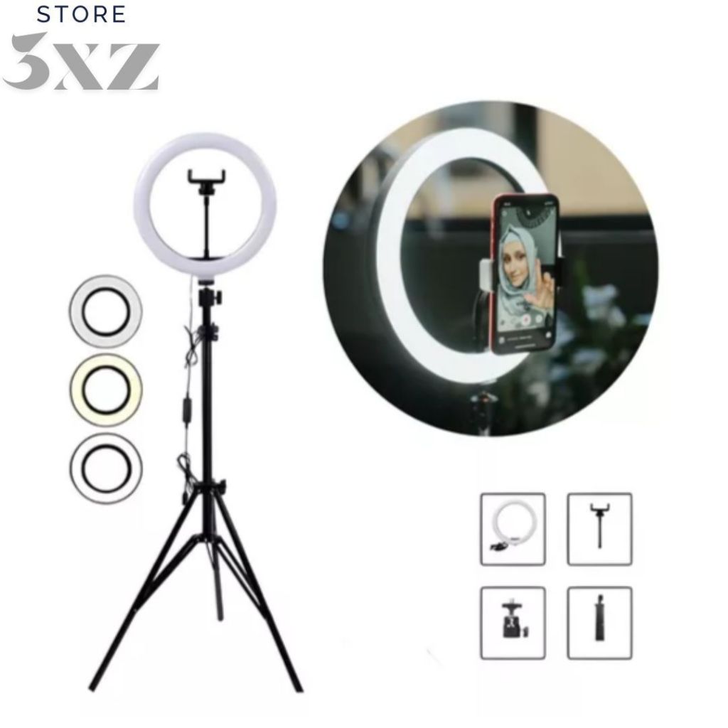 Ring Light Led Iluminador 6/10Polegadas Completo com Tripé MINI/210cm