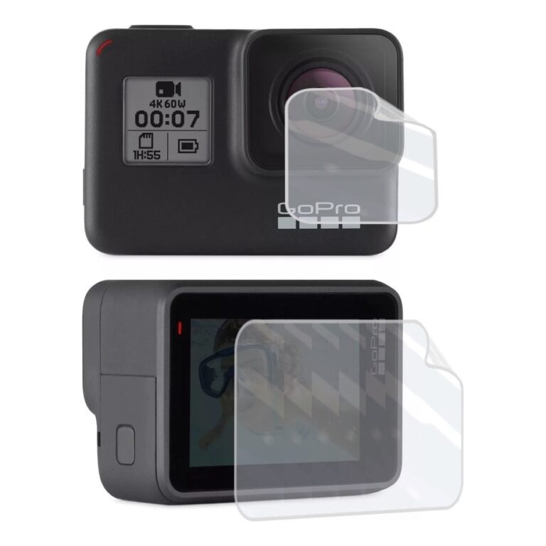 Kit Película Lente Lcd Câmera Para Go Pro Hero 5