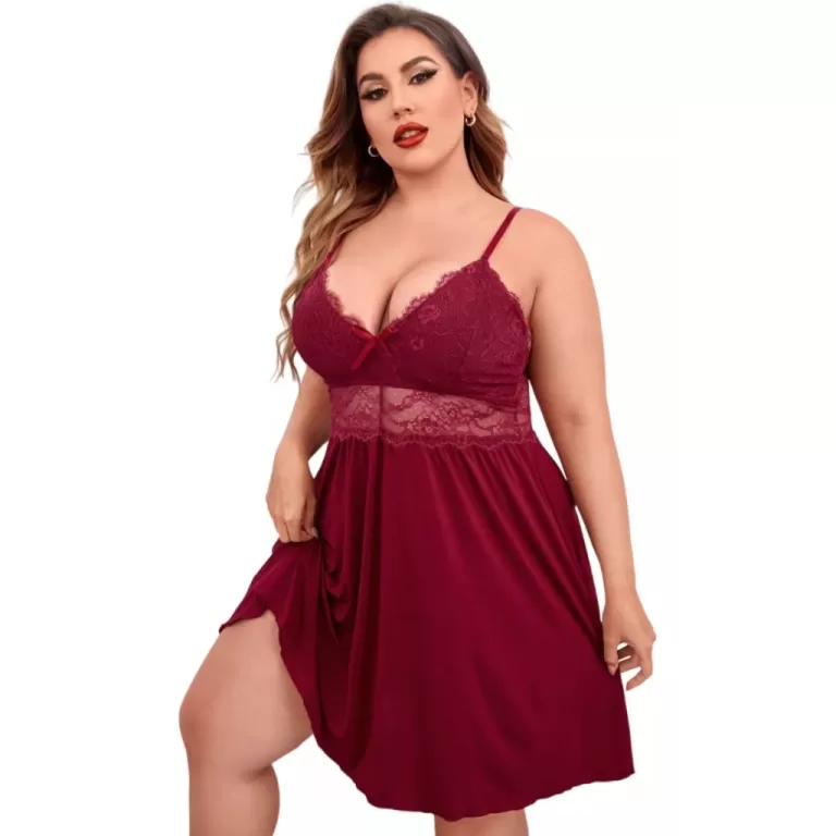camisola plus size Rendada  confortavel Linda  e B