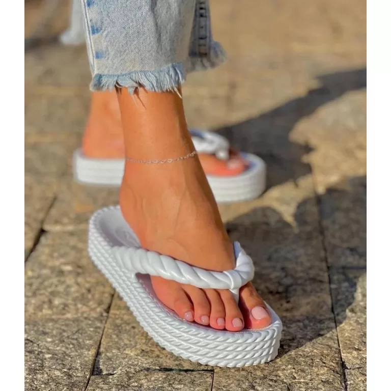 Chinelo Cuff Nuvem Trançado 4, Chinelo Brisa, Mac