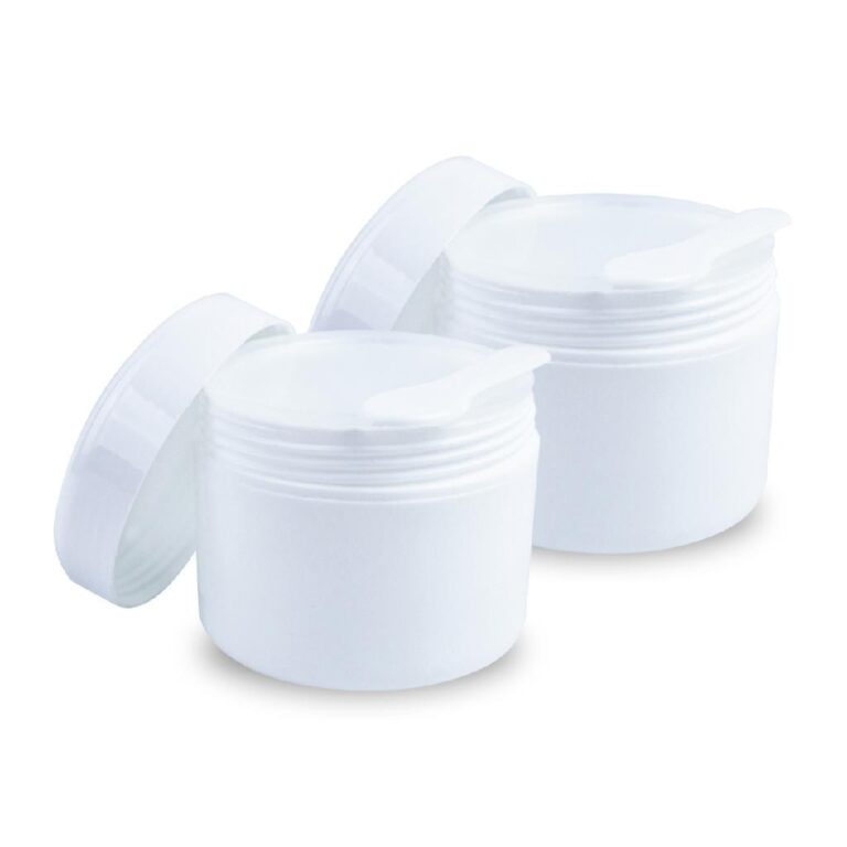 Kit 2 Pote Creme Cosmético Gel Unha Tampa Vedaç