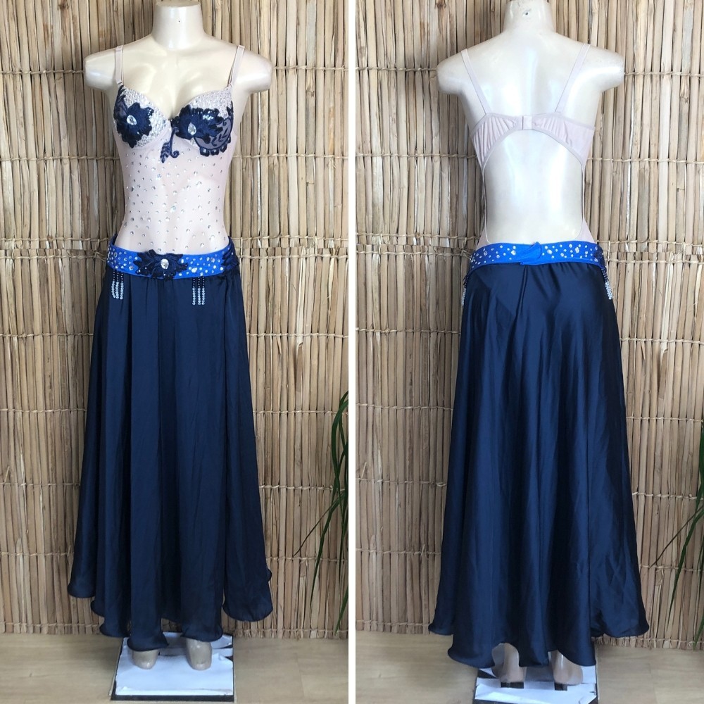 Dança do Ventre Traje Bordado Completo com Body – G44 – Pronta Entrega – TC-BODY69