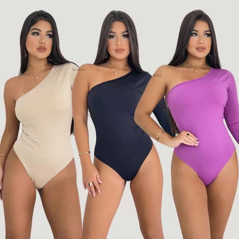 Body Feminino Manga Única Suplex Com Bojo –