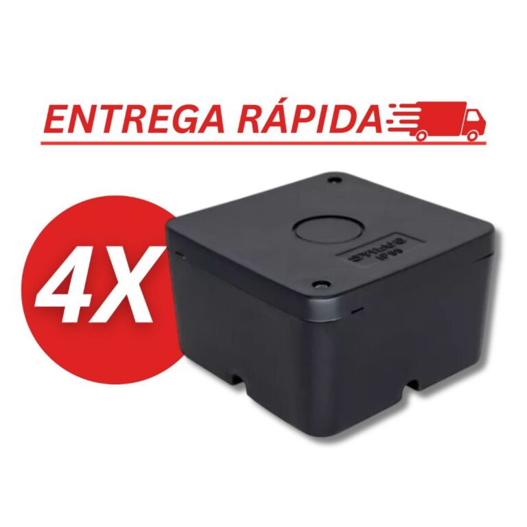 KIT 4 Caixas Plástica Organizadora de Proteção 