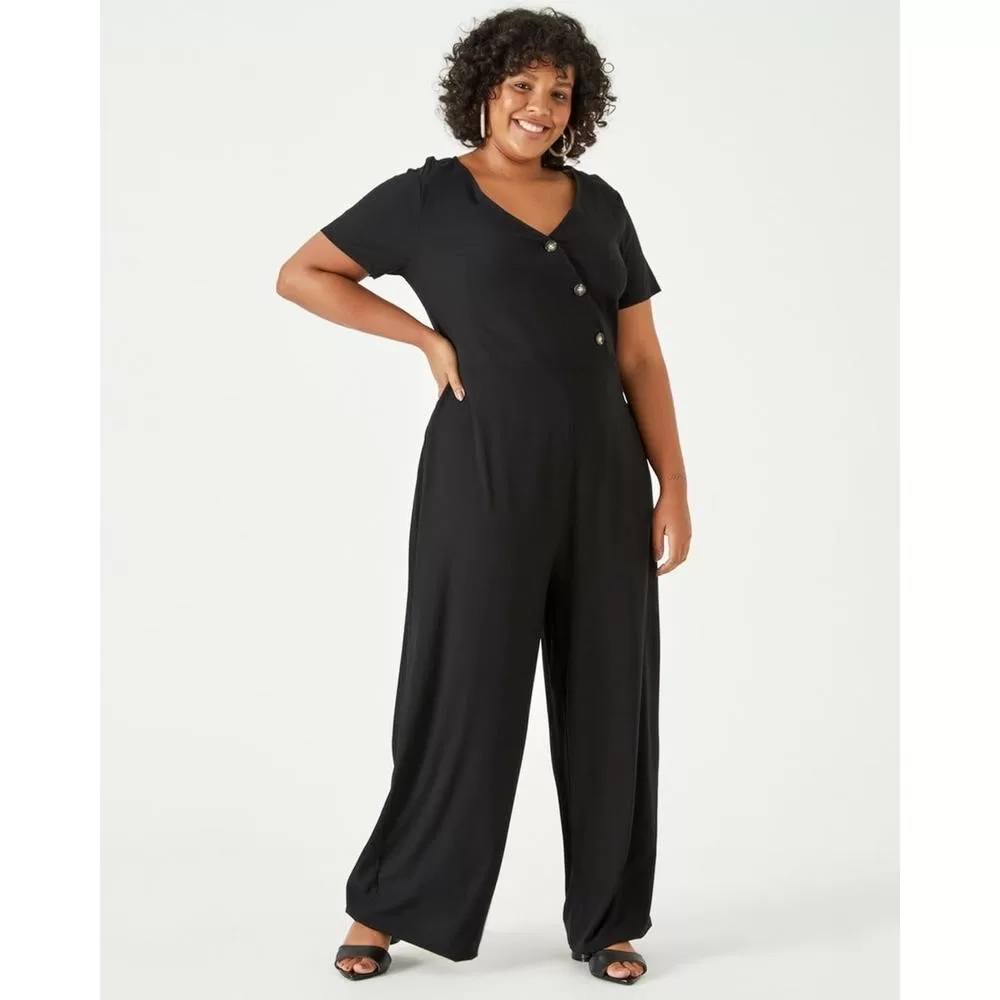 Macacão Longo Viscose Malwee Plus