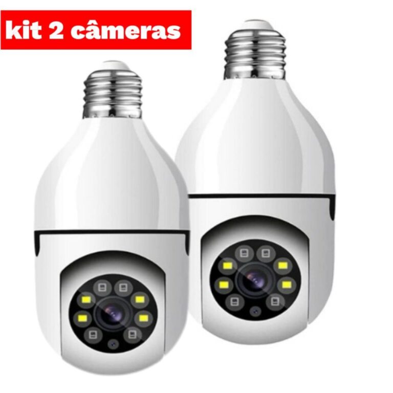 KIt 2 Mini IP Câmera Wifi sem fio visão noturna 