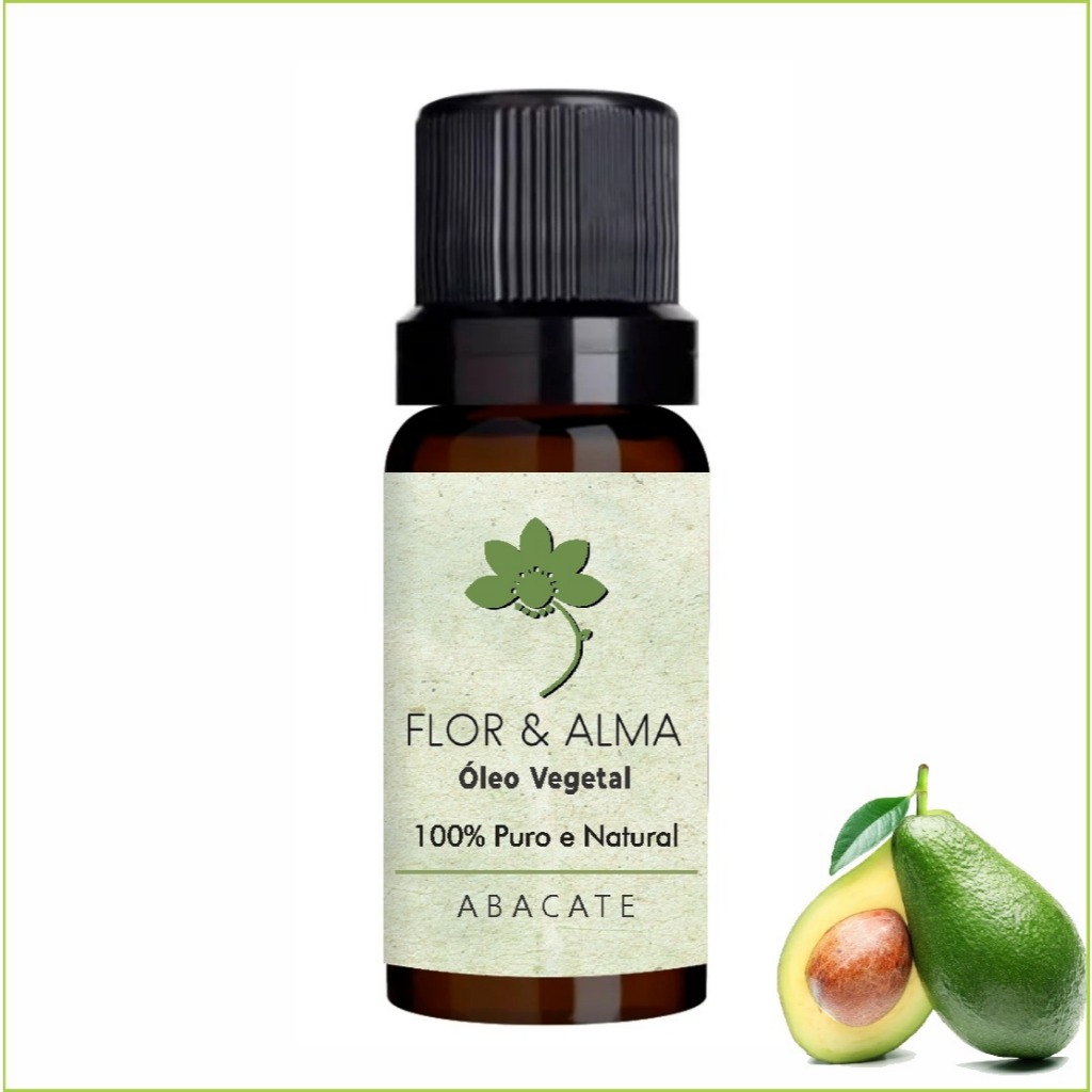 Óleo Vegetal de Abacate Puro e Natural