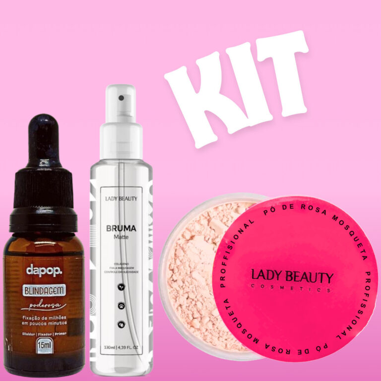 Kit Blindagem Poderosa de Maquiagem + Bruma Matte 