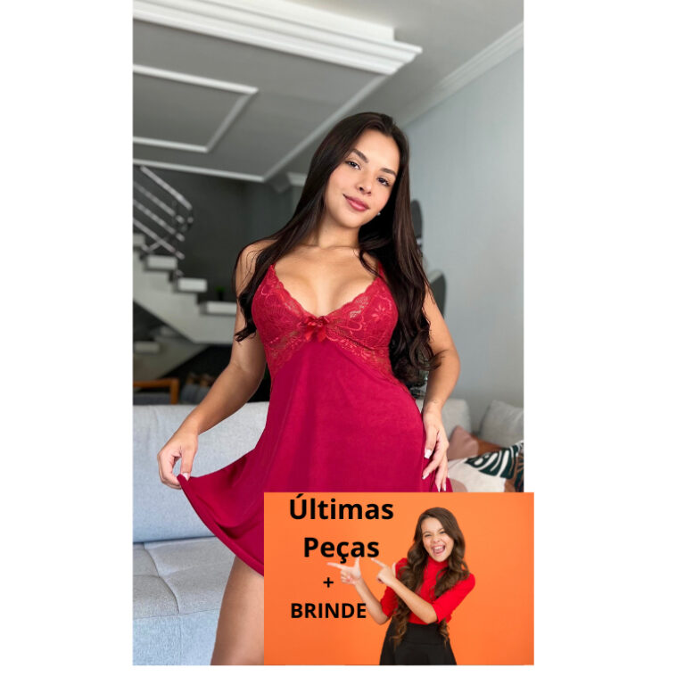Camisola Luxo + Calcinha | Últimas Unidades + Bri