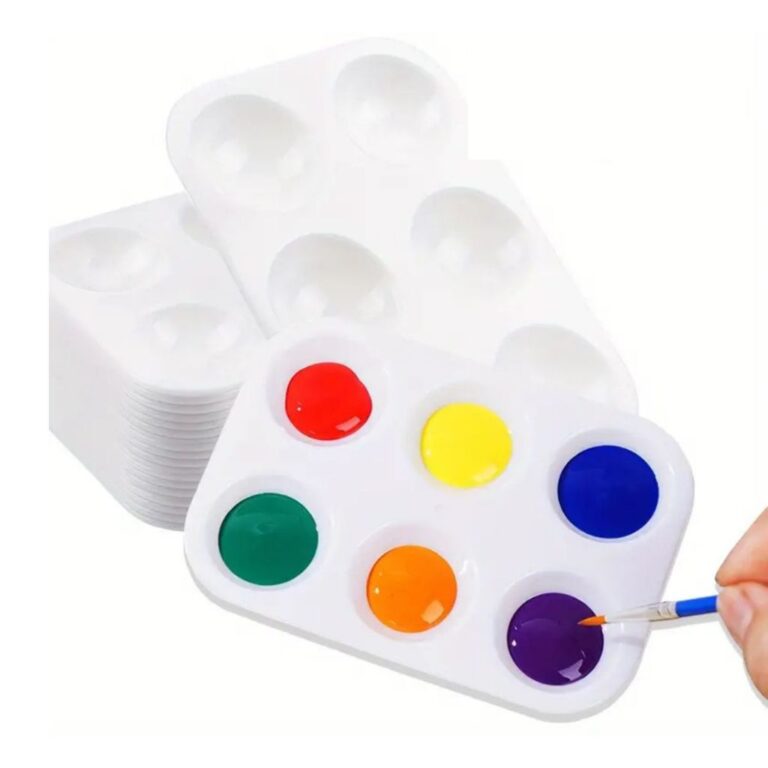 Paleta de Pintura Godê 6 Cavidades Branca Perfeit