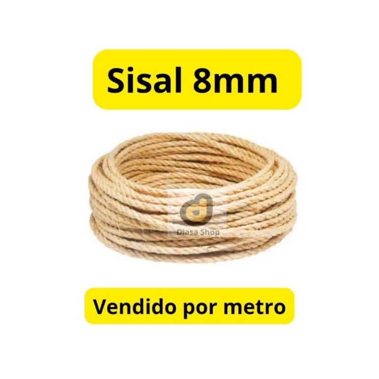 Corda de Sisal 8mm até 30 metros