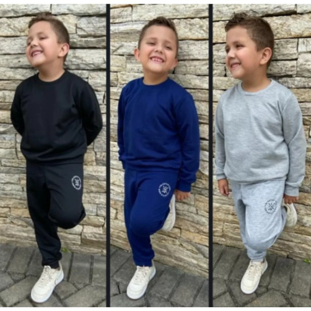 Kit 3 Conjunto Infantil Inverno Menino Menina Moletinho