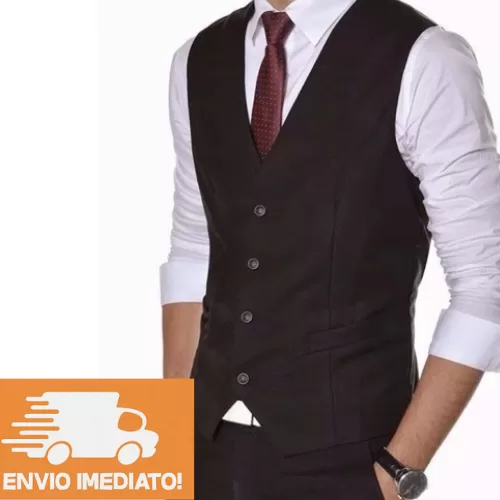 Colete Social Masculino Tecido Oxford Premium 5 Bo