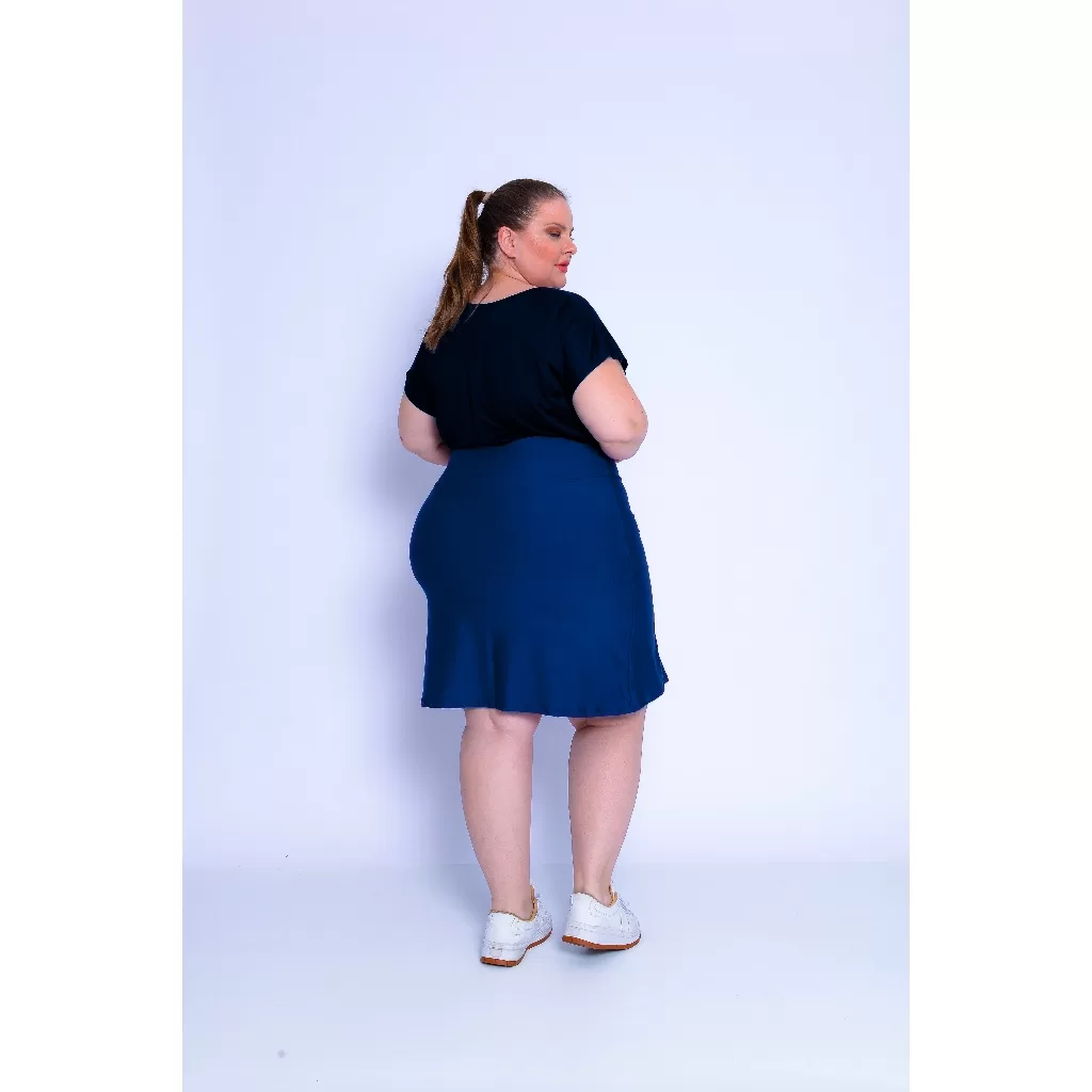 Short Saia Roupa Feminina Fitness Modestia Plus Size Secretaria Fitness