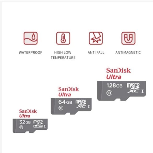 Sandisk Cartão de Memória SD Ultra A1 8GB 16GB 3