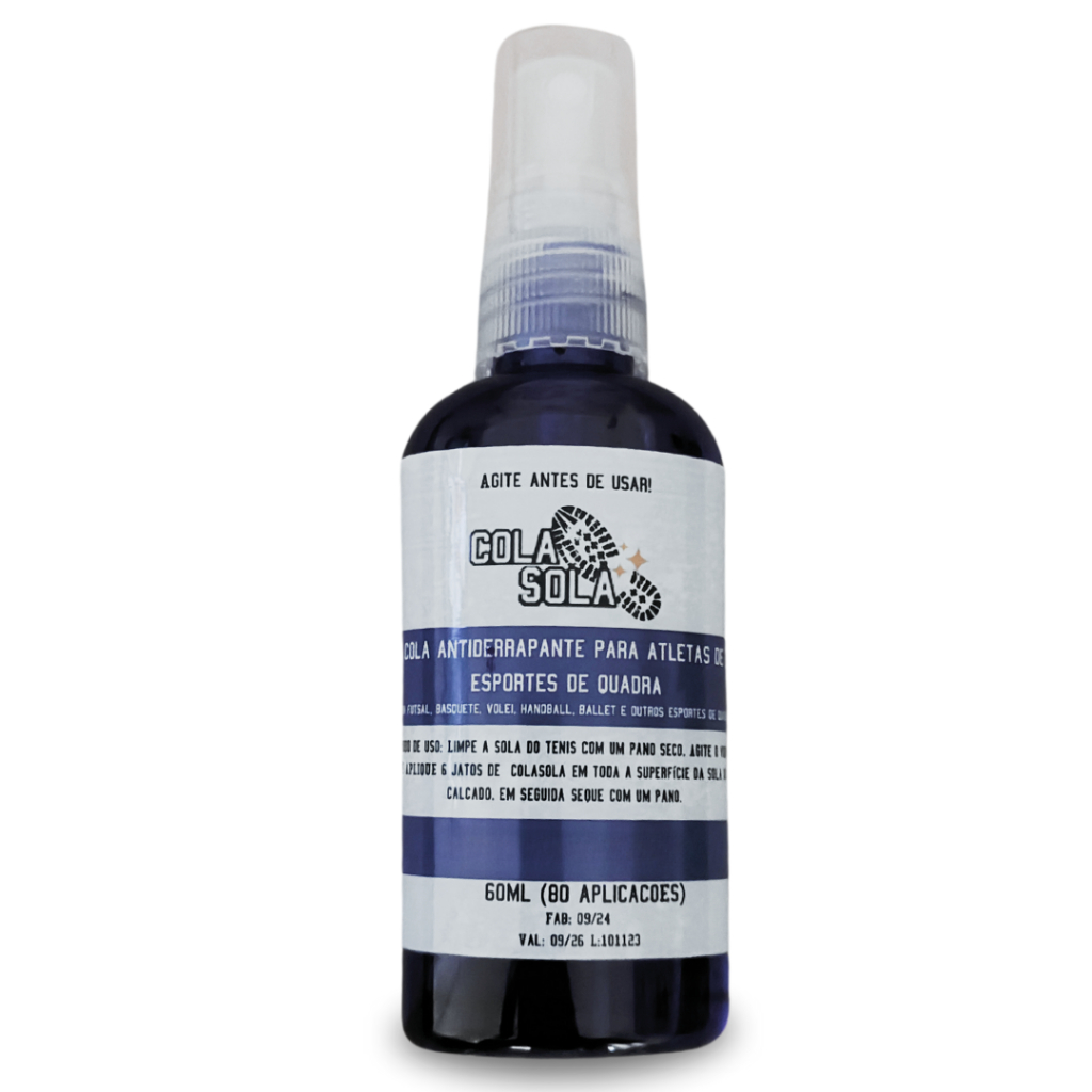 COLA SOLA – Cola Para Não Escorregar Jogando Em Quadra (Futsal, Volei, Basquete)  – kit 1 unidade