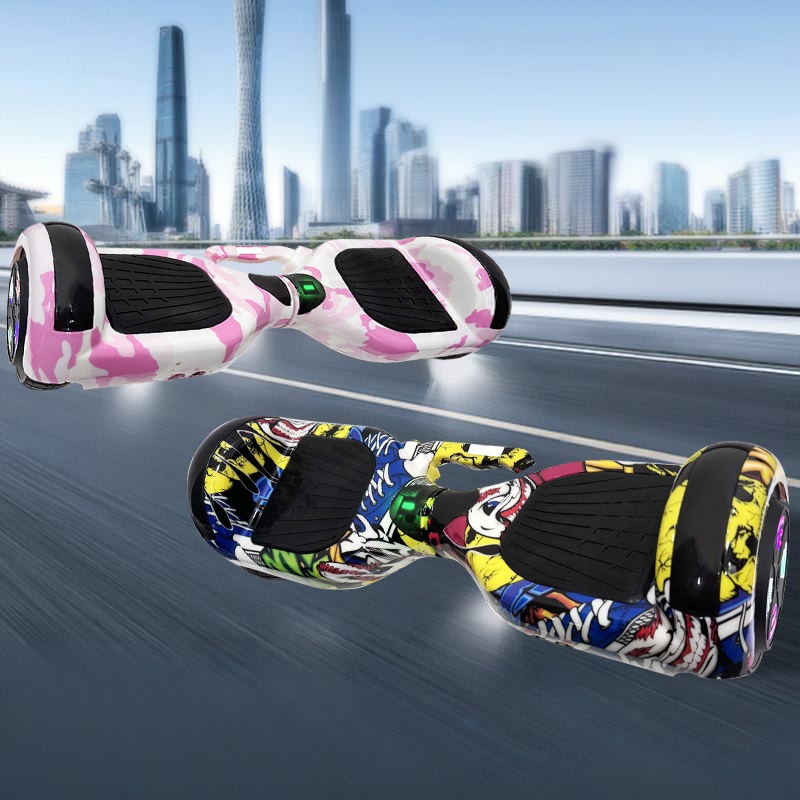 Hoverboard Infantil Skate Elétrico 6.5 Led Bluetooth Bateria De Grande Capacidade Endurance Forte