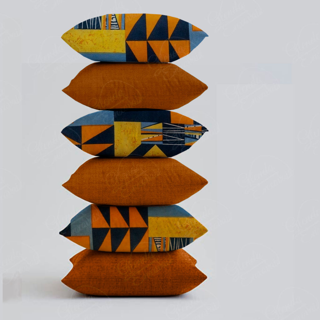 Kit 6 Capas para Almofadas com Zíper Várias Estampas