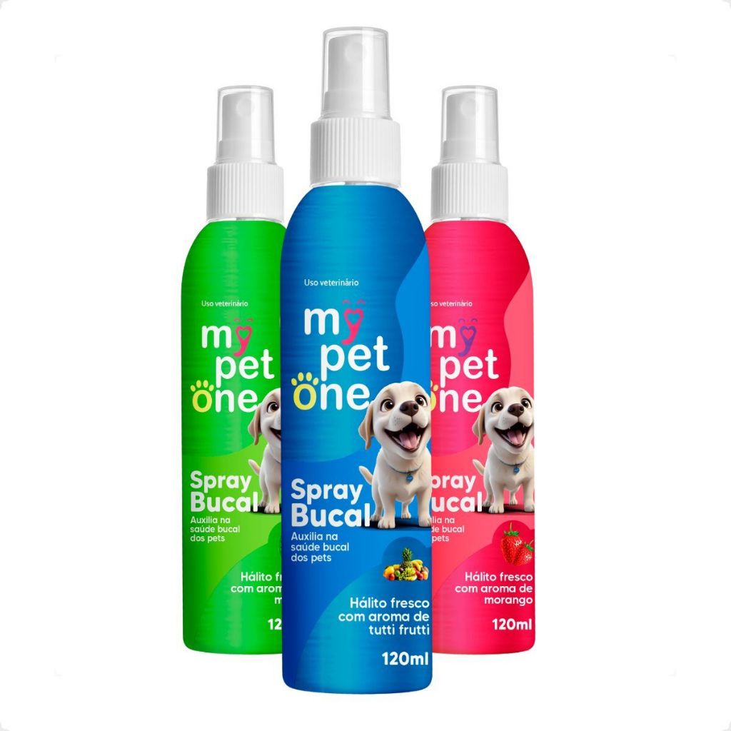 Spray Bucal Menta para Cães e Gatos Mypetone – 120mL