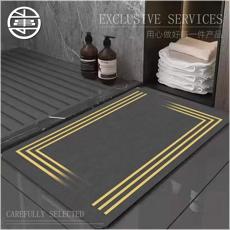 Tapete Magico absorvente de água, 3,5 mm de espessura extra Antiderrapante absorvente de óleo e de s