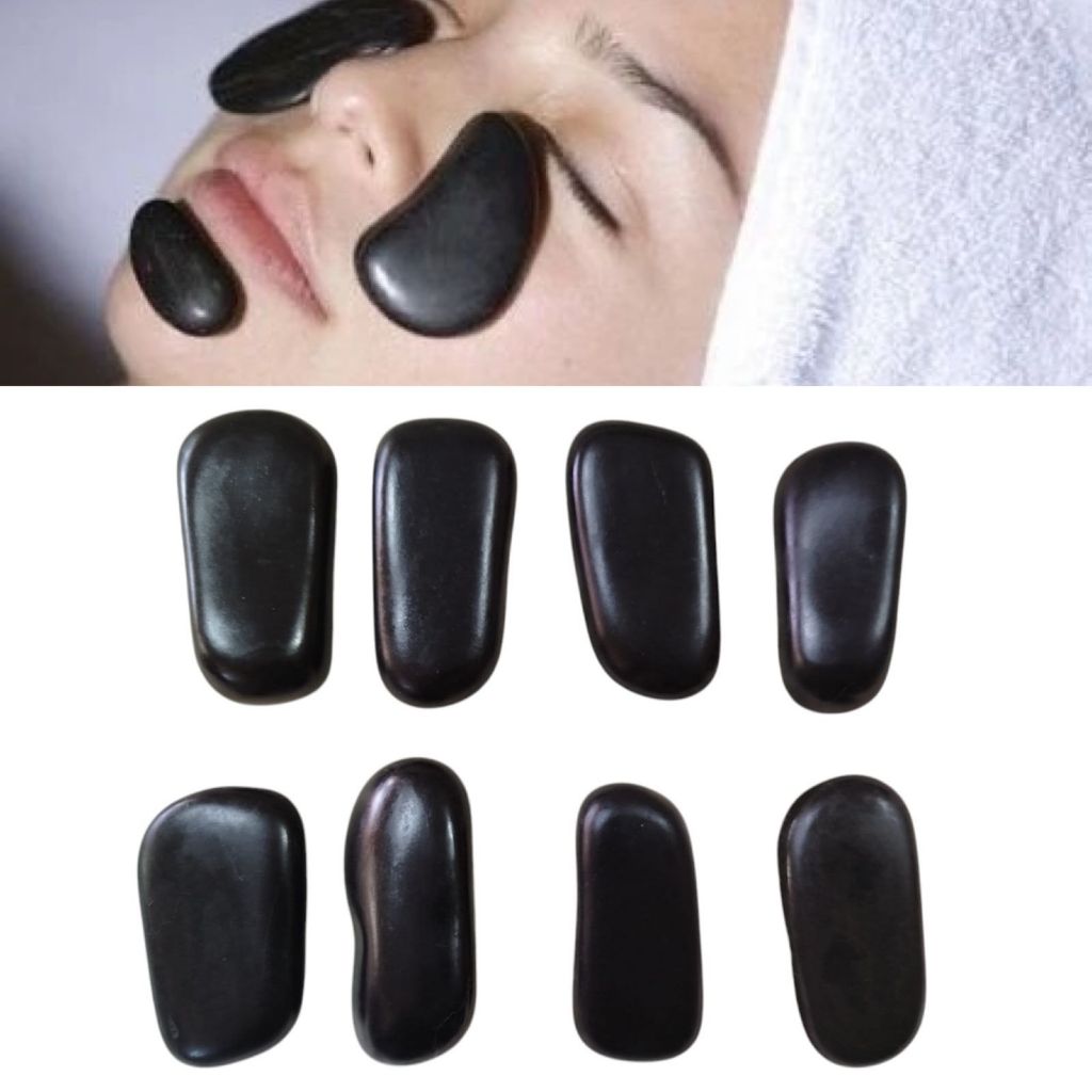 Kit 10 Pedra Vulcânica para Rosto Pequenas (3,5 a 5,0 cm) Massagem