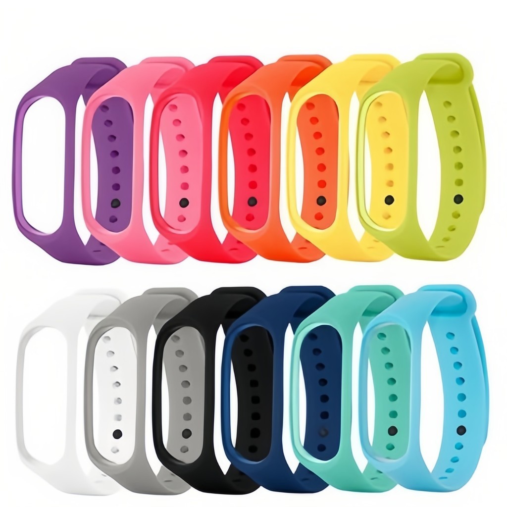 5 Uni Pulseira De Silicone Para Substituição De  Mi Band