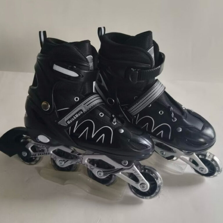 Patins Roller Inline Ajustável Com Luz De Led Vá