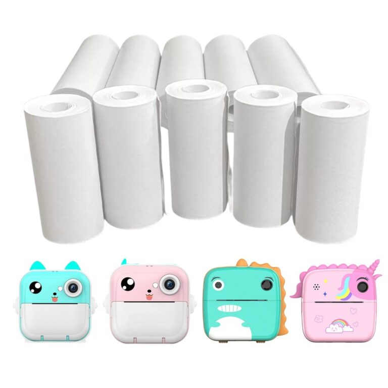 Kit 5 Rolo De Papel Térmico Para Câmera Digital 