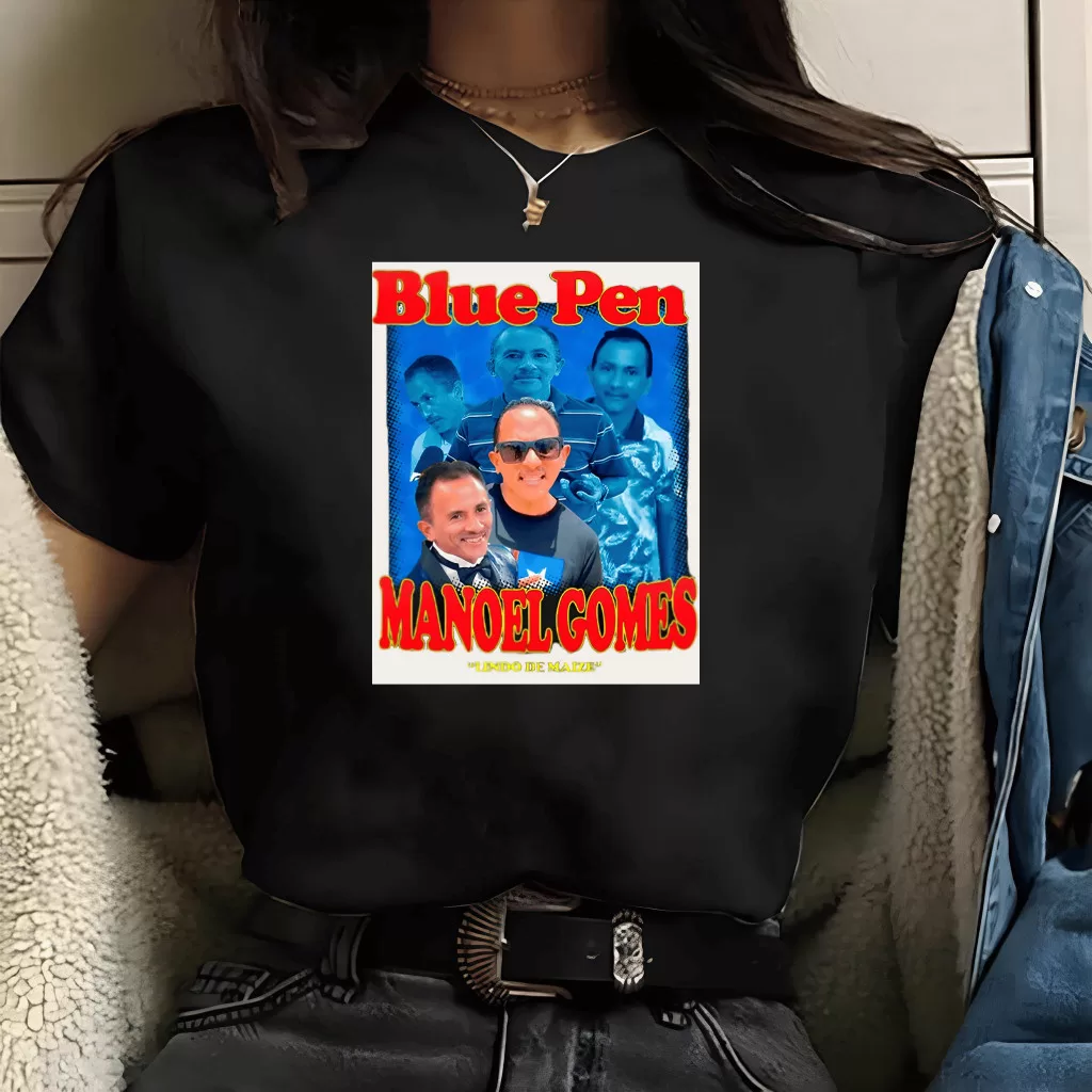 Camiseta Manoel Gomes Meme – Blue pen – Lindo Demaize (Preta)