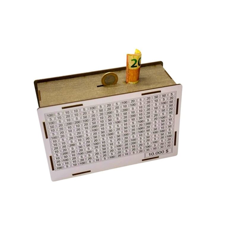 Cofrinho modelo japonês de guardar dinheiro para 