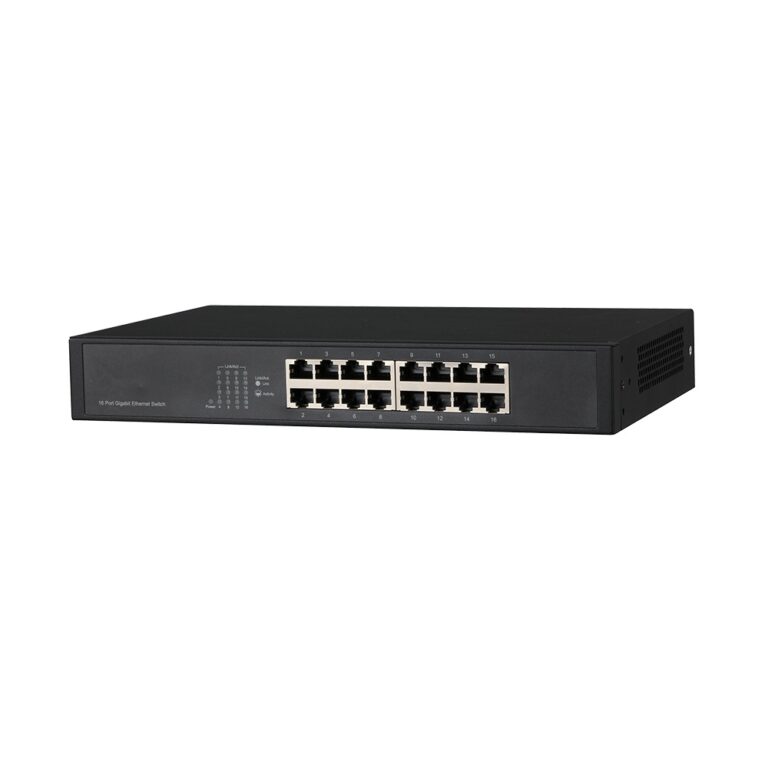 SWITCH DAHUA GIGABIT DE 16 PORTAS, DH-PFS3016-16GT