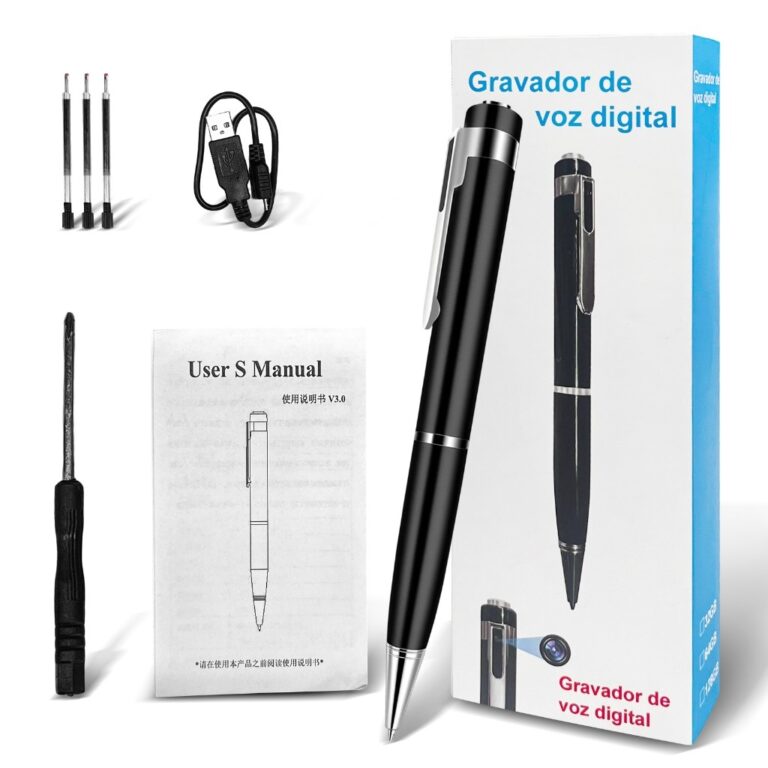 Câmera dvr caneta mini câmera 1080p gravador de 