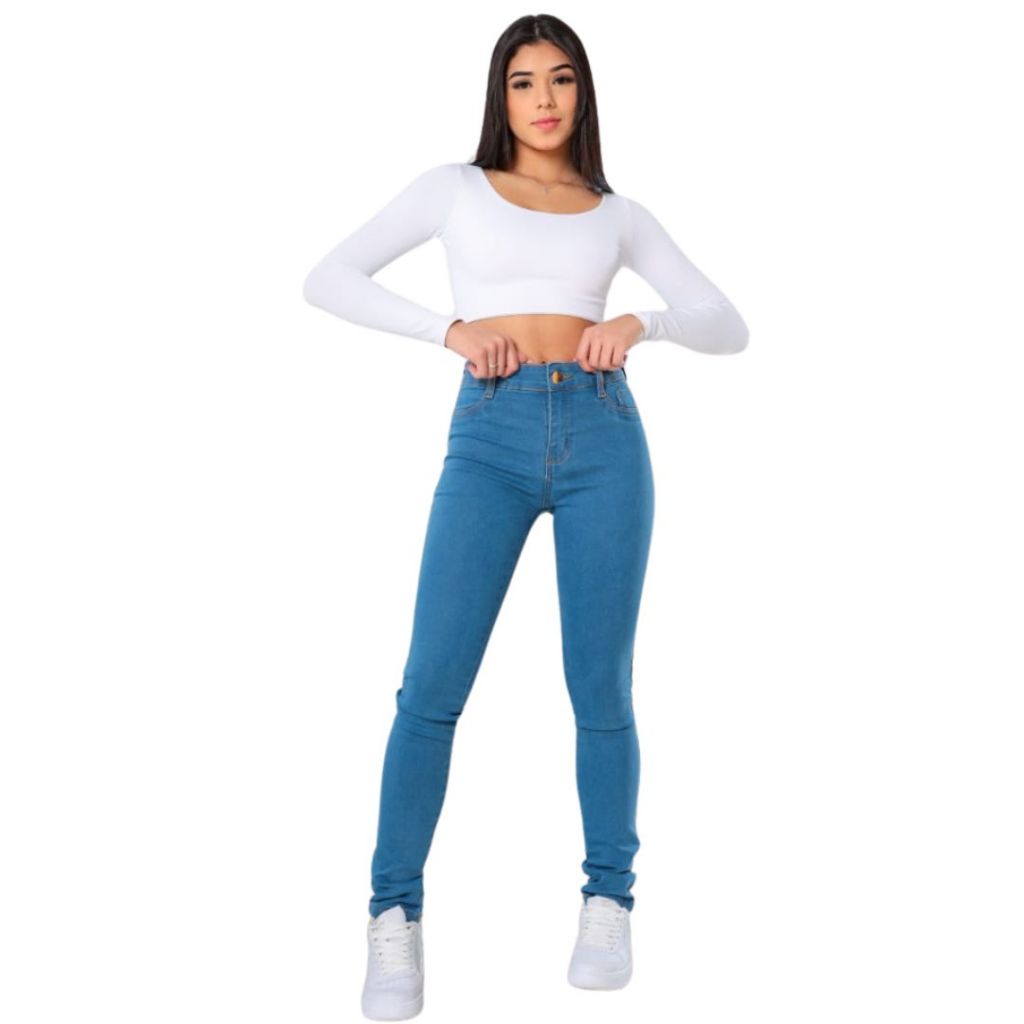 Calça Jeans Skinny Feminina Infantil Menina Elastano juvenil da Moda feminina infantil PROMOÇÃO VOLT