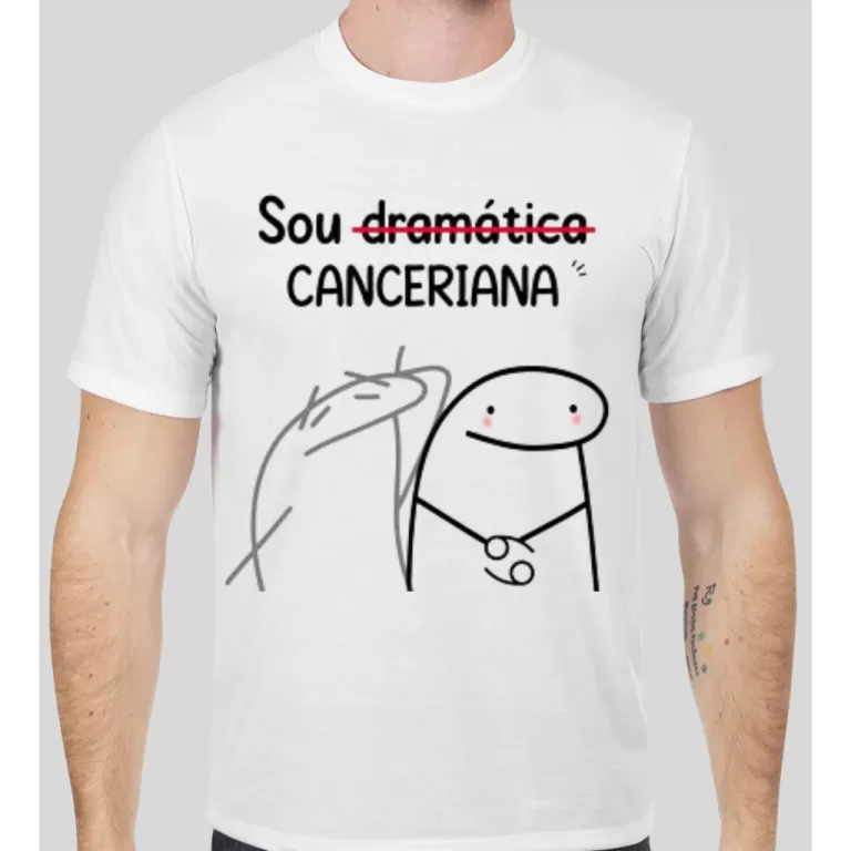 Camiseta Frase Flock – Sou Dramática, cance