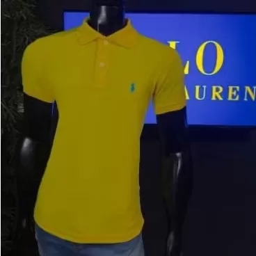 Camisa polo masculina premium piquet bordado no pe
