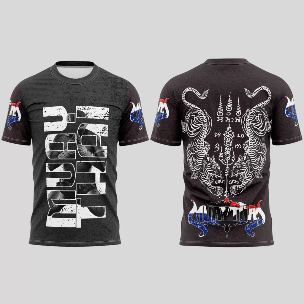 Camisa Muay Thai Camiseta Lutas Treinador Proteção Uv Dry Fit Manga Curta