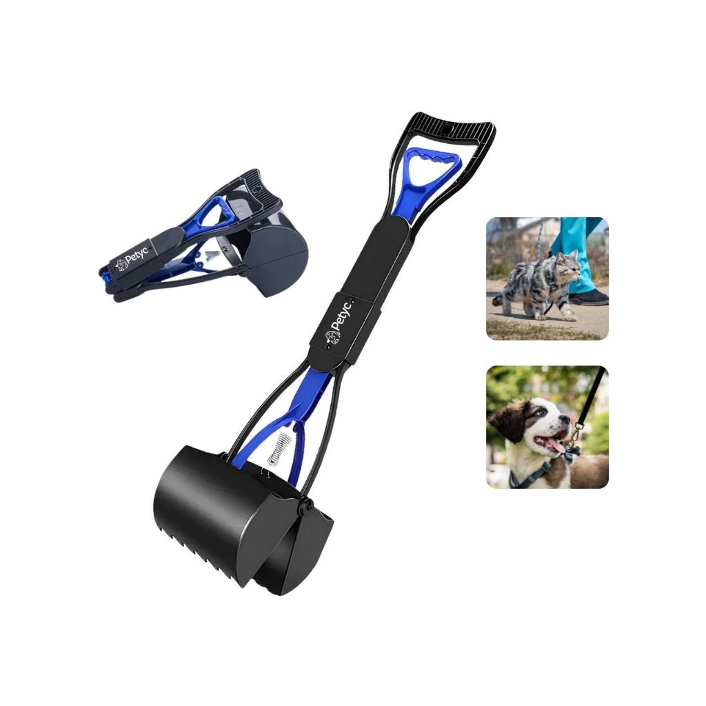 Pá Coletora de Coco Fezes Cão e Gato 60cm Dobrável Portátil Cachorro Pet Higiênico