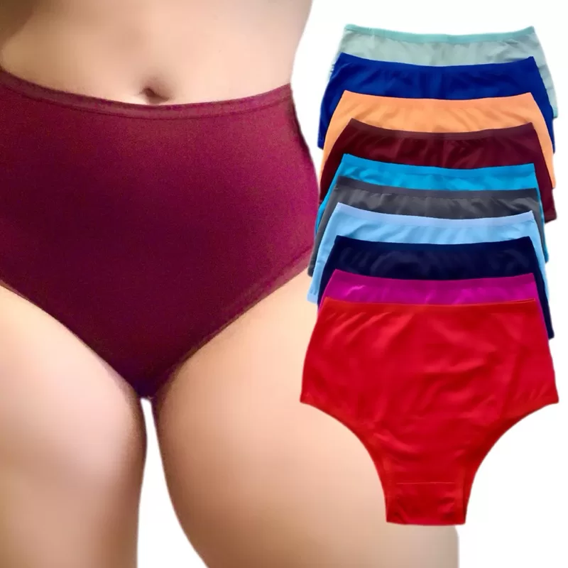 7 Calçolas Gestante Plus Size Cintura Alta Idosa Pós parto