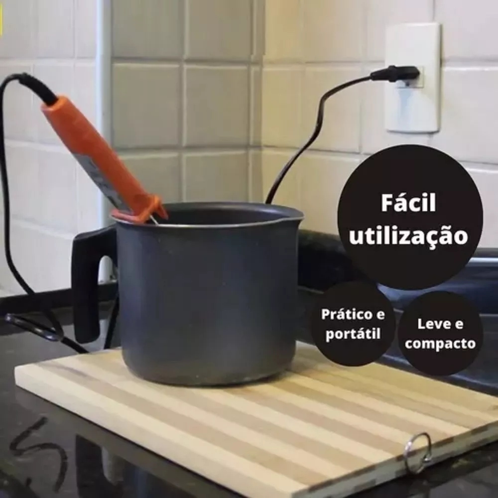 Aquecedor de Água 220V Ebulidor Elétrico Portátil Rabo Quente Ferve Água Rápido