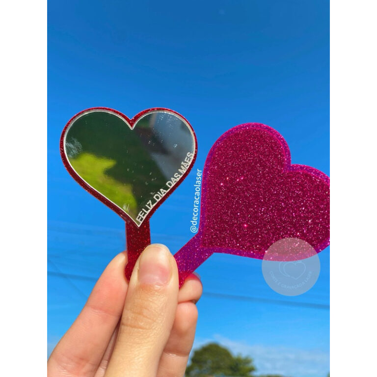 Mini espelho personalizado – Lembrancinha di