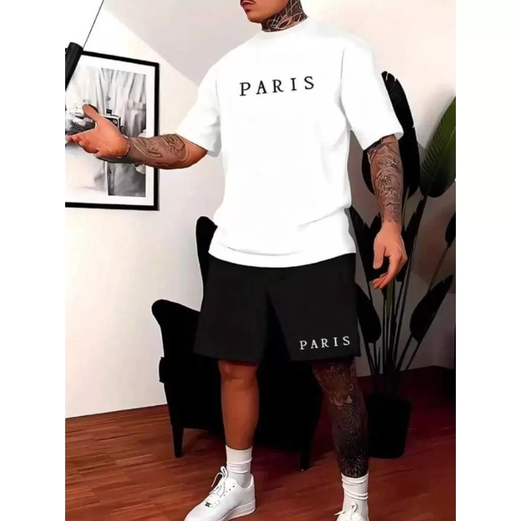 Kit Coringa Paris Estilo Casual Estampado Para Todas As Ocasiões