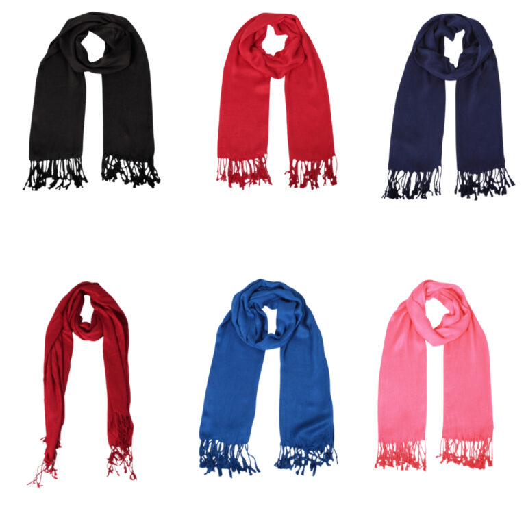 Cachecol Echarpe Pashmina Varias Cores Manta Inver