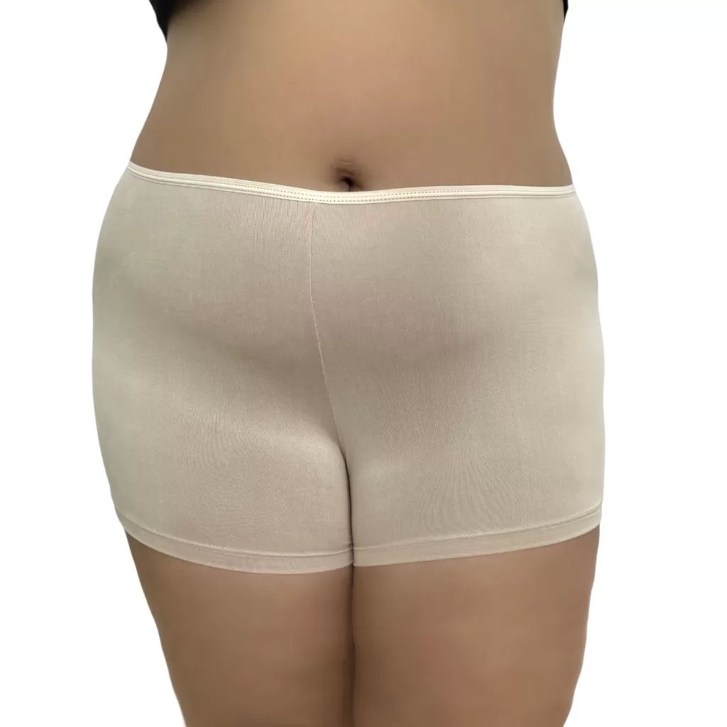 Anágua Plus Size Shortinho Íntimo Segunda Pele Conforto Lingerie Modeladora Short Curto Para Saia E