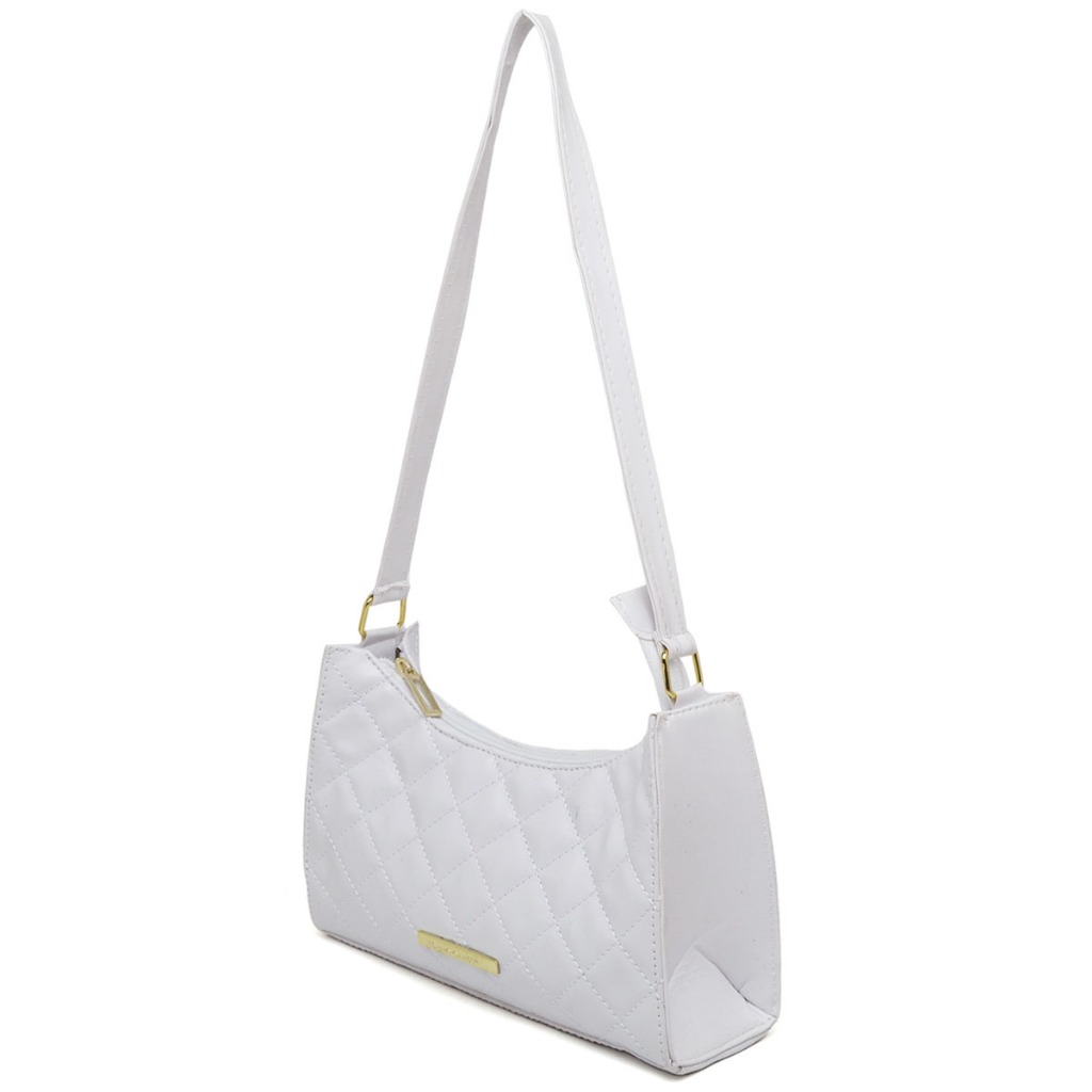 Bolsas Femininas de Ombro Baguete Verona Bordada Meia Lua Tiracolo Transversal