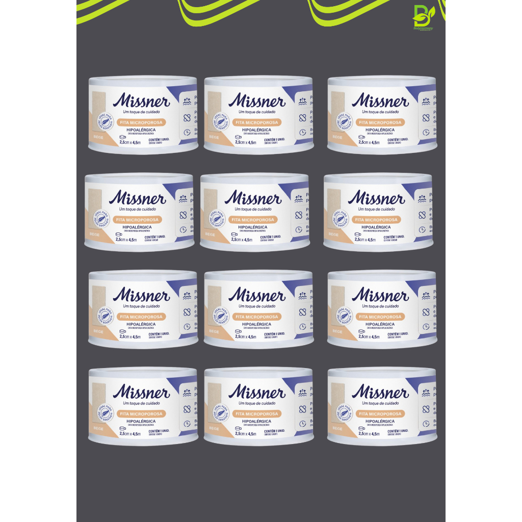 Fita Microporosa Bege 2,5 Cm X 4,5m Hipoalergênico C12 Un