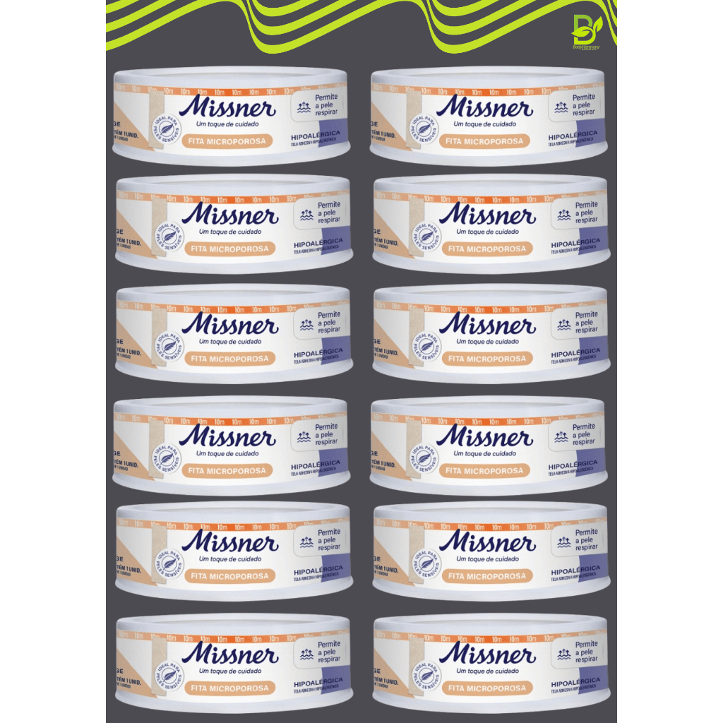 Fita Microporosa Bege 1,2cm X 10m Hipoalergênico C12 Un