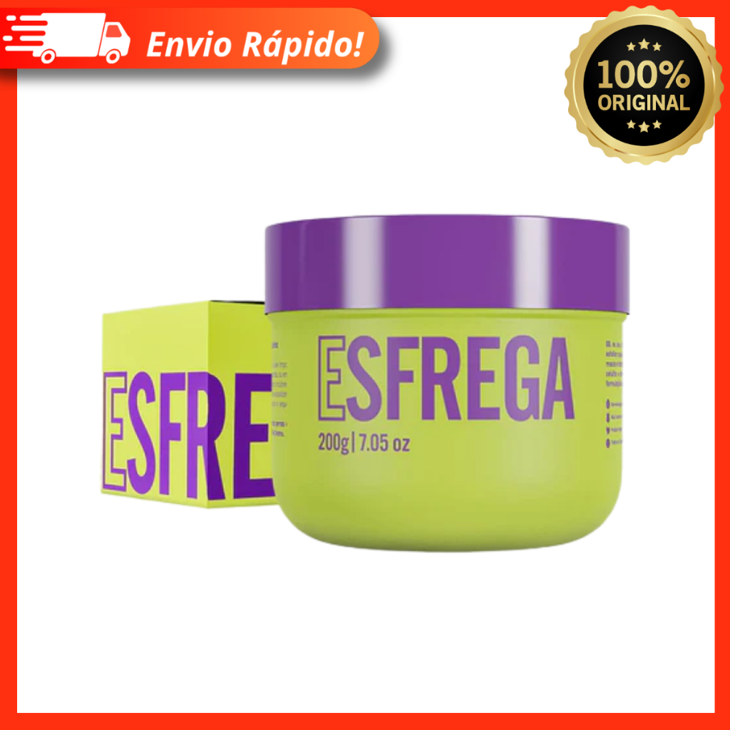 Bb Cream Esfrega Bumbum 200g – Creme Hidratante Renova Pele – Beleza Brasileira